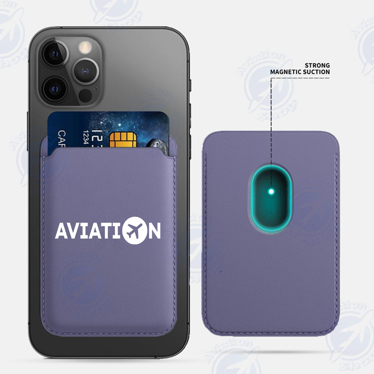 Aviation iPhone Cases Magnetic Card Wallet
