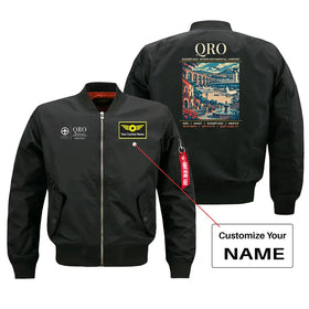 Querétaro Intercontinental Airport (QRO) Bomber Jacket