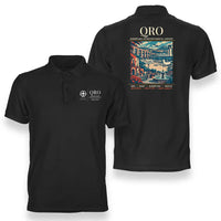 Thumbnail for QRO - Poster - Double-Side Polo - Black