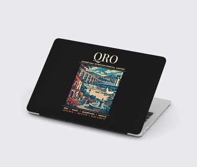 QRO - Poster - MacBook Case - Black