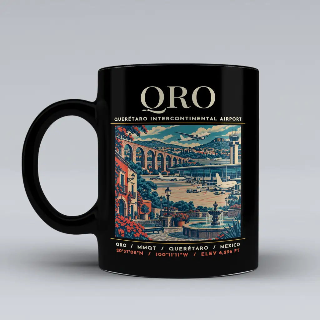 QRO - Poster - Mug - Black