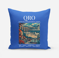 Thumbnail for QRO - Poster - Pillow - Blue