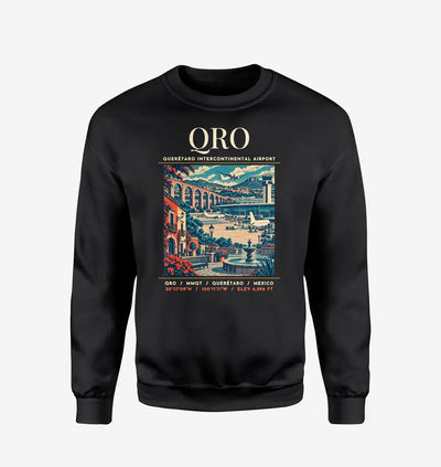 QRO - Poster - Sweatshirt - Black