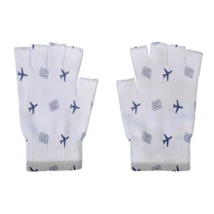 Salerno Costa d'Amalfi Airport (QSR) Gloves - Gloves - Cut - Pattern - Light Gray