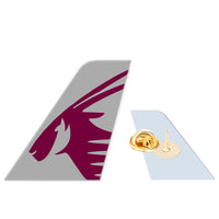 Thumbnail for Qatar Airways Designed Tail Shape Badges & Pins