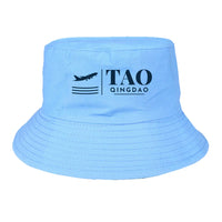 Thumbnail for Qingdao Jiaodong International Airport (TAO) summer hat - light blue