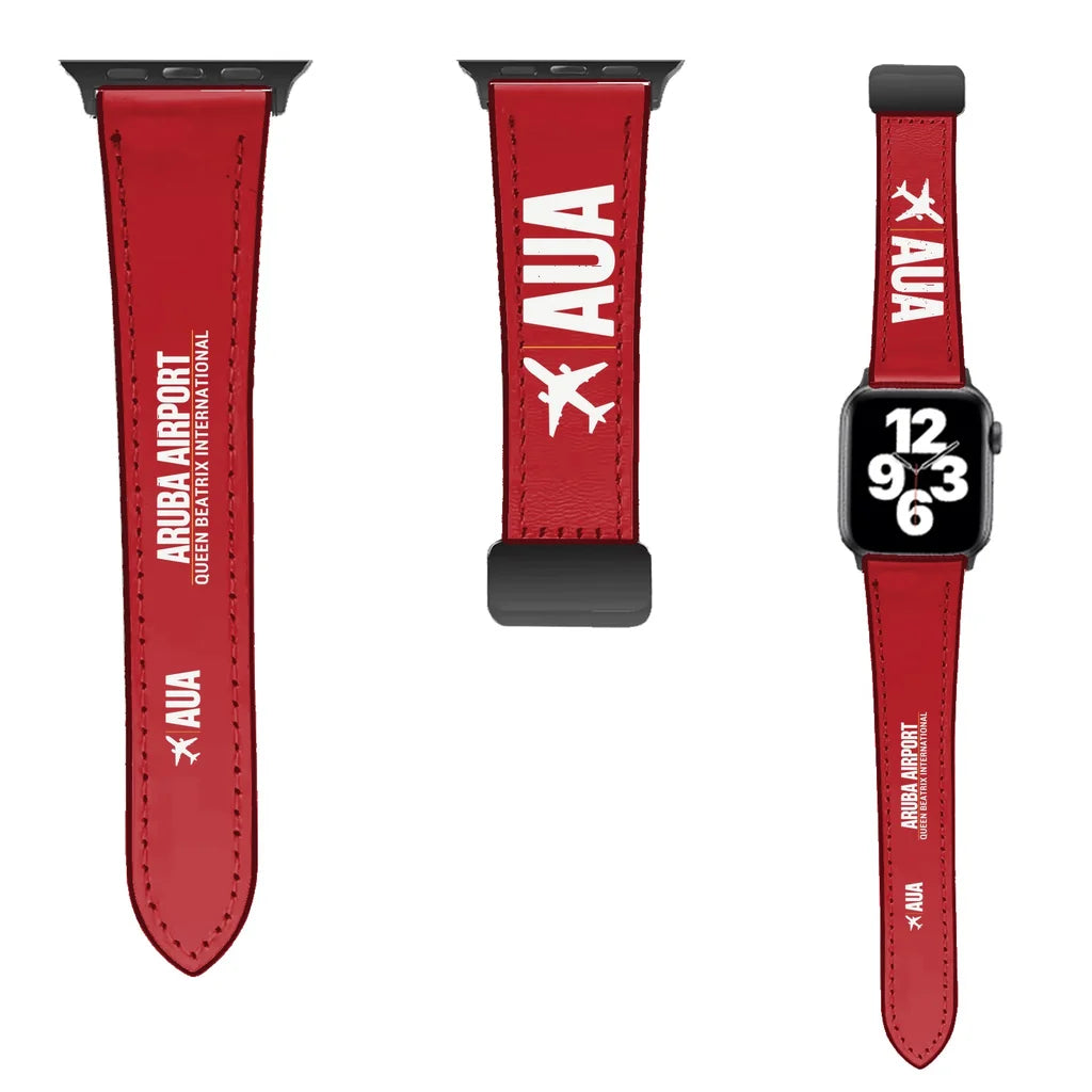 WBV6 | Queen Beatrix International Airport AUA | Leather - Red