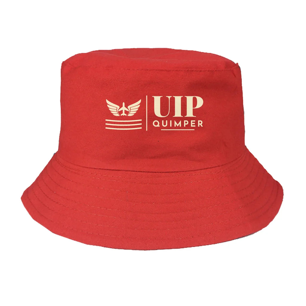 Quimper–Cornouaille Airport (UIP) summer hat - red