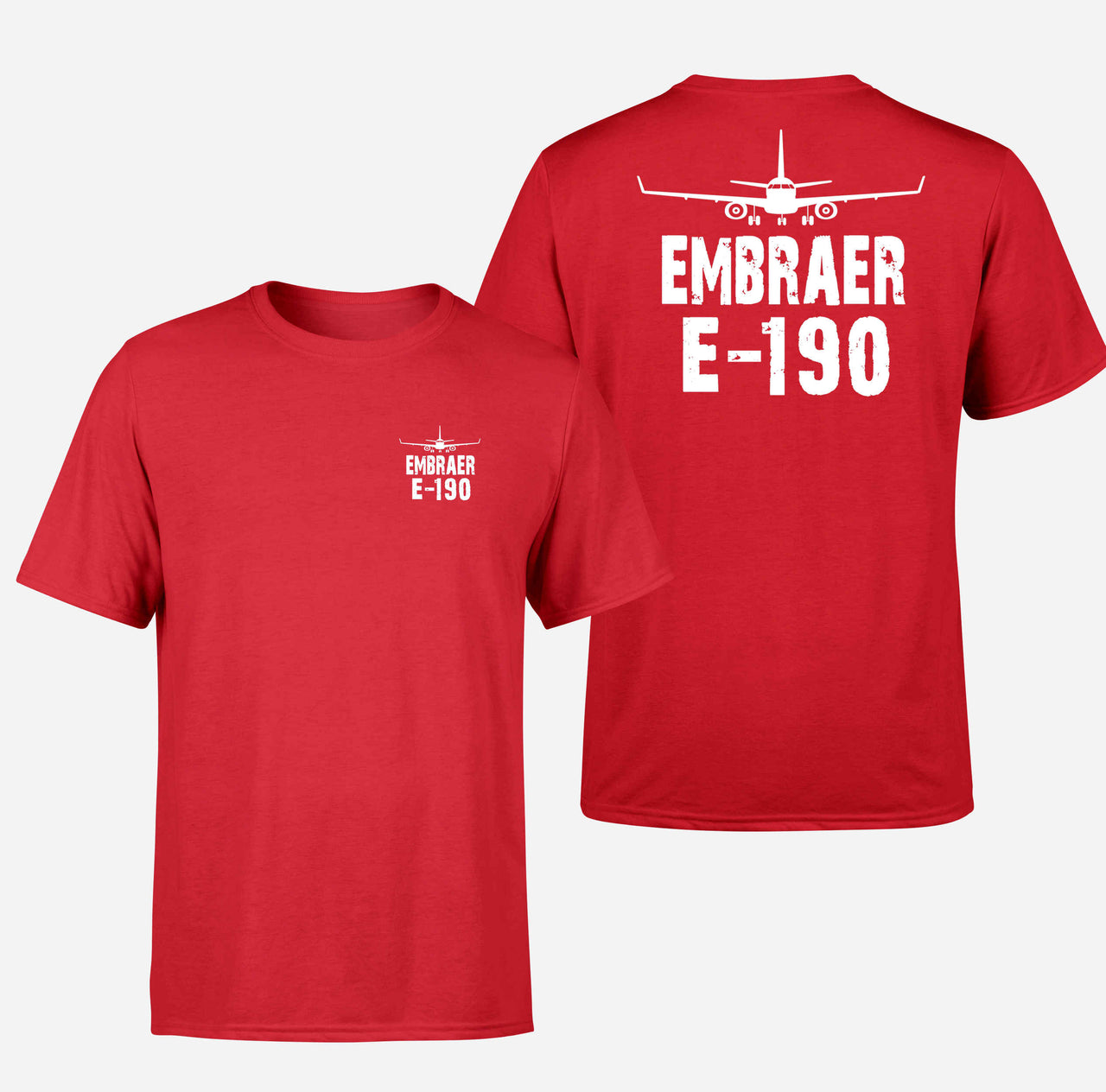 Embraer E-190 & Plane Designed Double-Side T-Shirts - view 13
