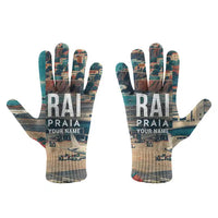 Thumbnail for Praia Nelson Mandela International Airport (RAI) Gloves - Gloves - Full - 3D + Name