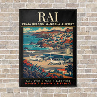 Thumbnail for RAI - Poster - Canvas Framed - Black