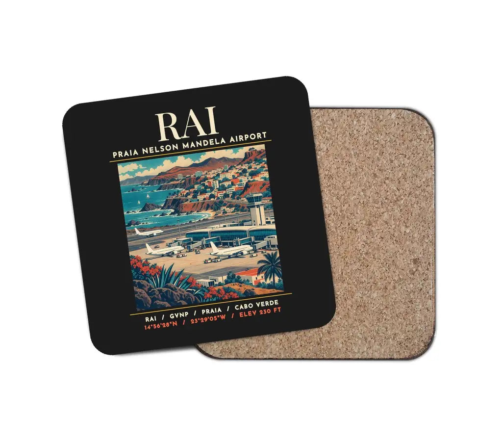 RAI - Poster - Coaster - Black
