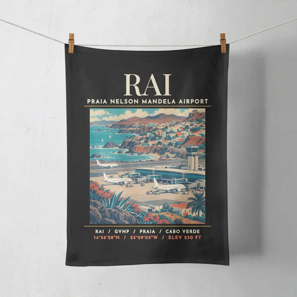 RAI - Poster - Towel - Black