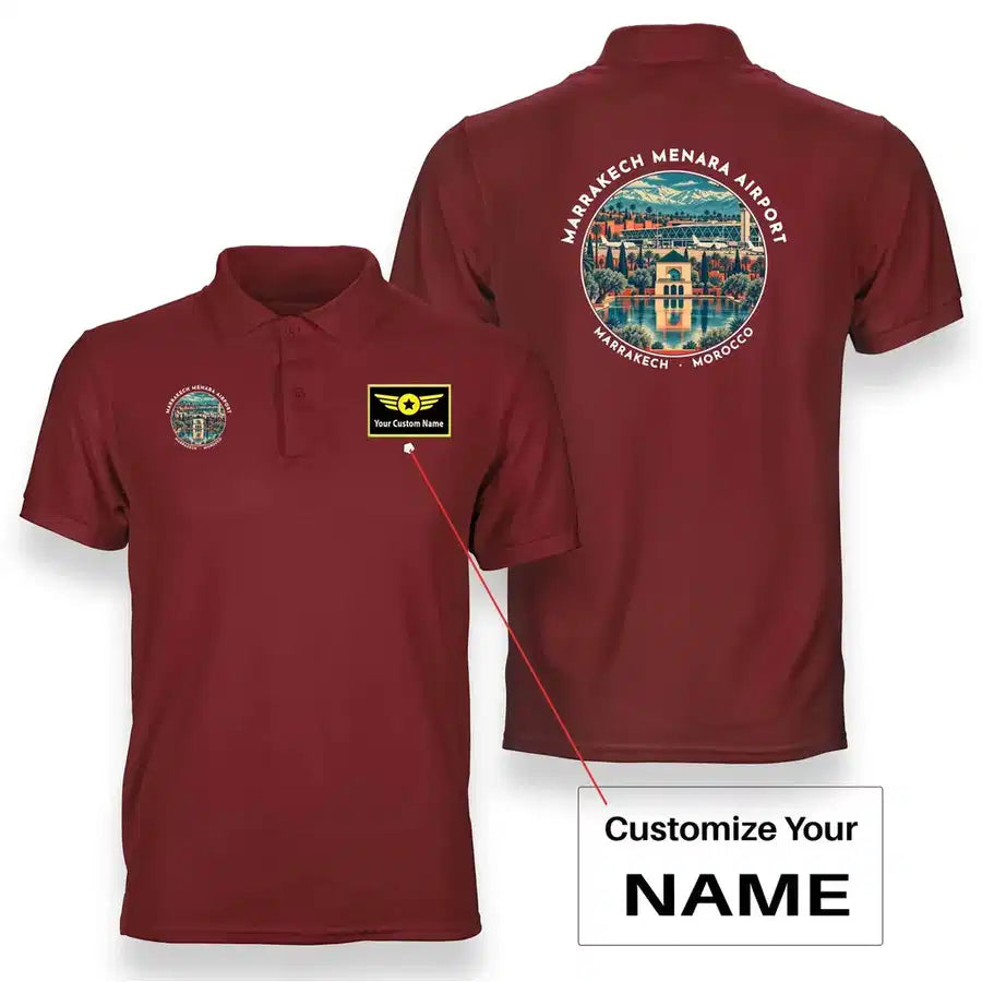 RAK - Badge - Double-Side Polo - Red + Name