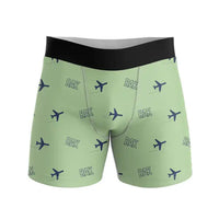 Thumbnail for Marrakech Menara Airport (RAK) Men Boxers - Pattern - Light Green