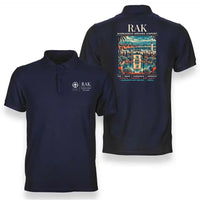 Thumbnail for RAK - Poster - Double-Side Polo - Navy Blue