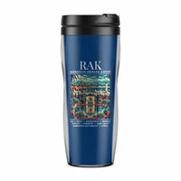 Thumbnail for Marrakech Menara Airport (RAK) Travel Mugs - Poster - Plastic (No Holder) - Blue