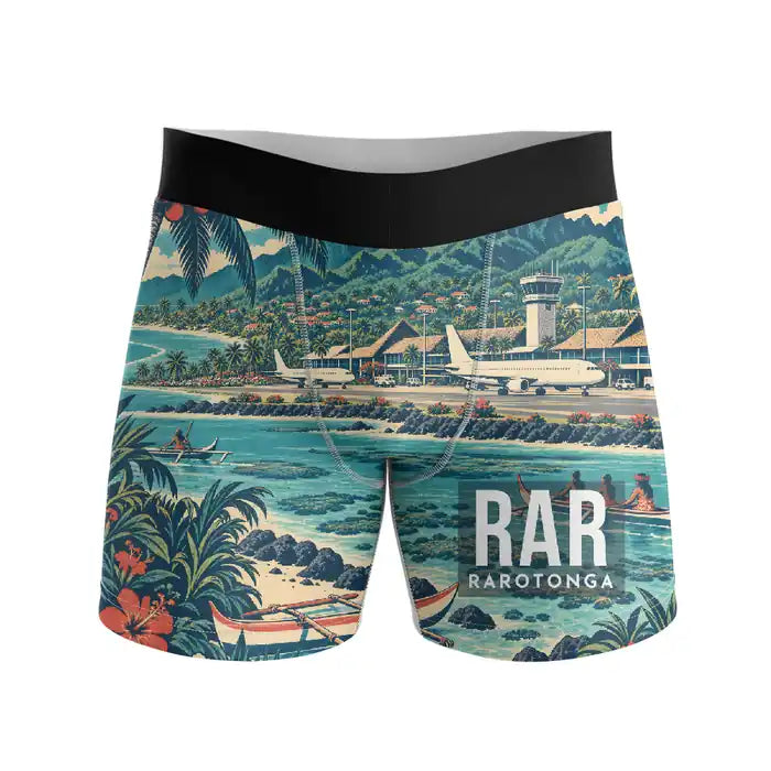 Rarotonga International Airport (RAR) Men Boxers - Scene