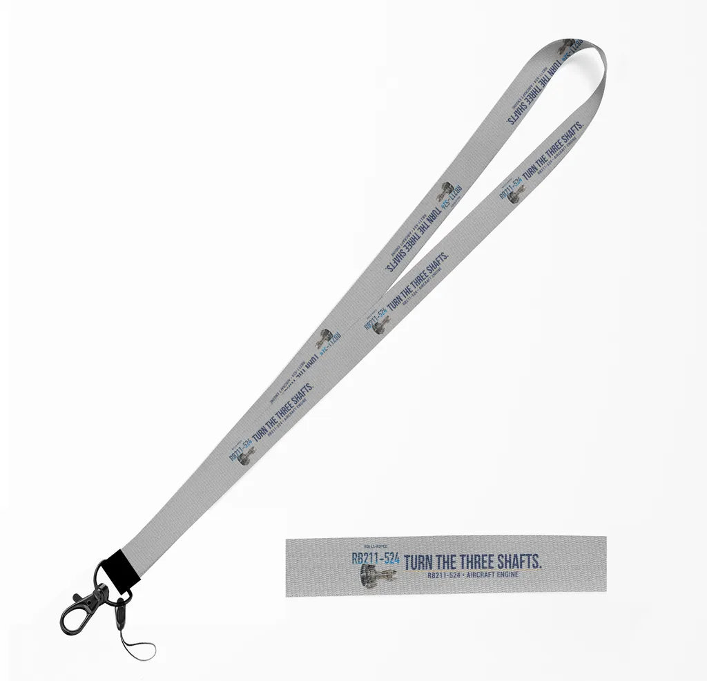 RB211-524 lanyard - light gray
