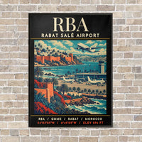 Thumbnail for RBA - Poster - Canvas Framed - Black