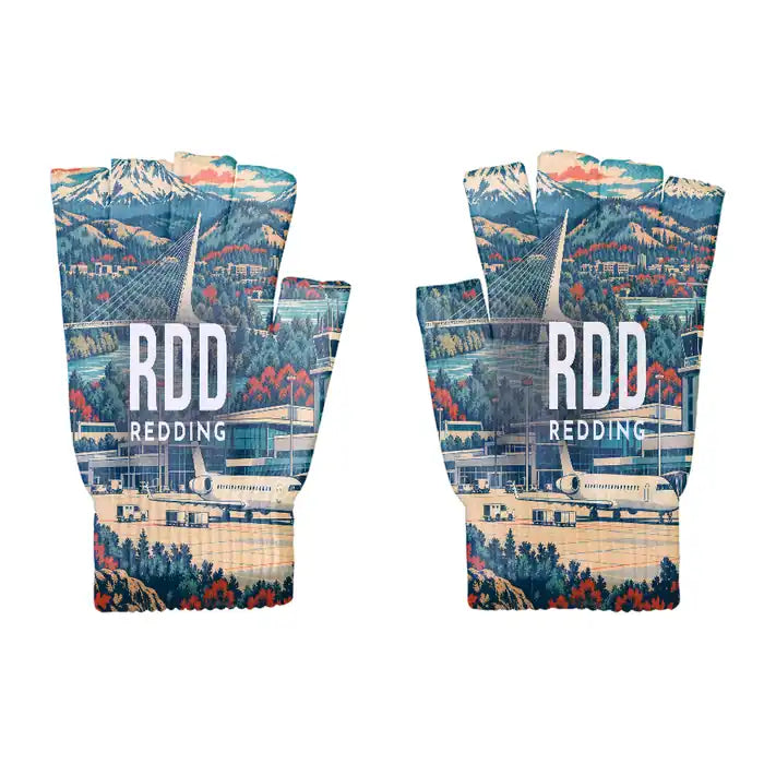 Redding Regional Airport (RDD) Gloves - Gloves - Cut - 3D