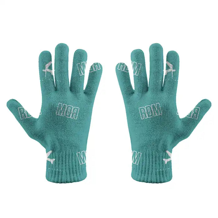 Roberts Field (RDM) Gloves - Gloves - Full - Pattern - Turquoise