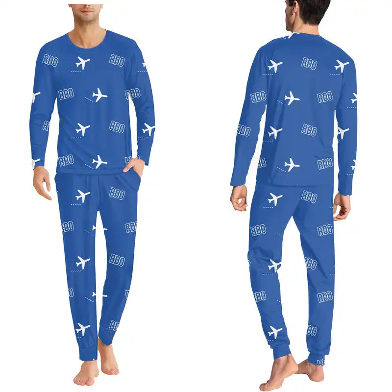 Radom Airport (RDO) Pajamas - Men Pajamas - Blue