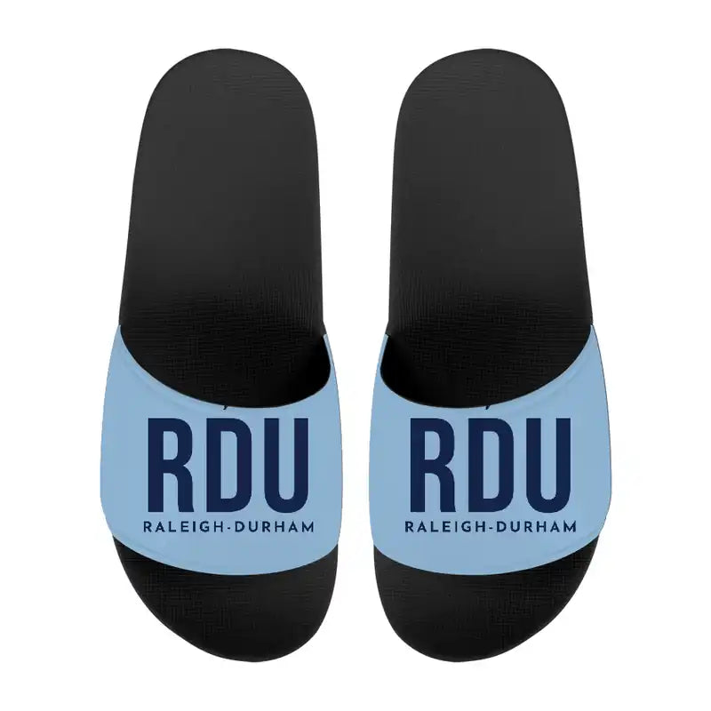 Raleigh-Durham International Airport (RDU) Slippers & Flip Flops - Slippers - Sport - Code - Light Blue