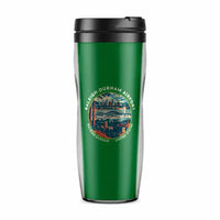 Thumbnail for Raleigh-Durham International Airport (RDU) Travel Mugs - Badge - Plastic (No Holder) - Green
