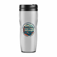Thumbnail for Raleigh-Durham International Airport (RDU) Travel Mugs - Badge - Plastic (No Holder) - Light Gray