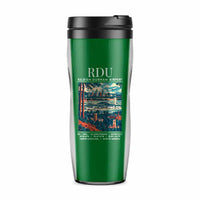 Thumbnail for Raleigh-Durham International Airport (RDU) Travel Mugs - Poster - Plastic (No Holder) - Green