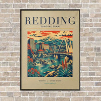 Thumbnail for REDDING - Poster - Canvas Framed - Beige