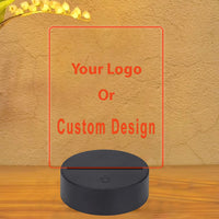 Thumbnail for Your Custom Design & Image & Logo & Text & Outline Designed 3D Lamp