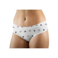 Thumbnail for Reggio Calabria Airport (REG) Women Panties - Pattern - White - Front