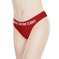 Thumbnail for Remove Before Flight Designed Women T-back & Thongs