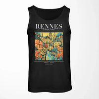 Thumbnail for RENNES - Poster - Tank Top - Black