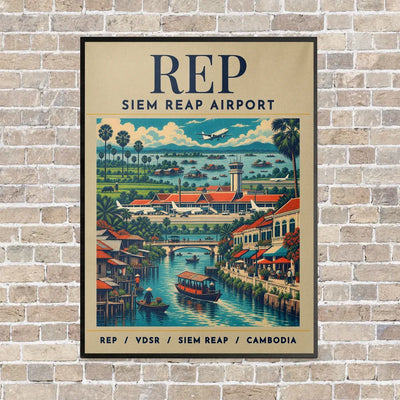 REP - Poster - Canvas Framed - Beige