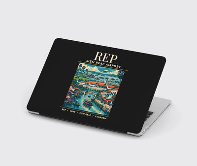 REP - Poster - MacBook Case - Black