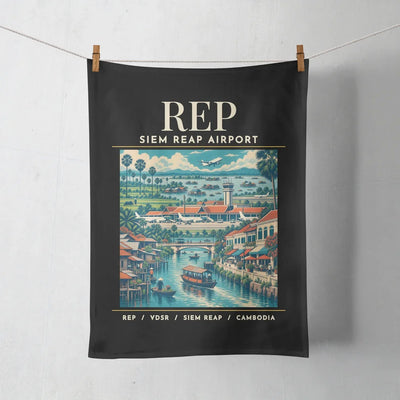 REP - Poster - Towel - Black