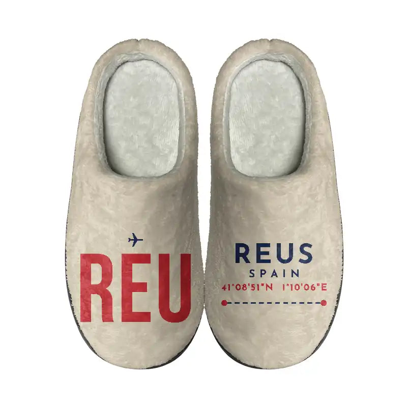 Reus Airport (REU) Slippers & Flip Flops - Slippers - Cotton - Code - Different - Beige