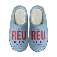 Thumbnail for Reus Airport (REU) Slippers & Flip Flops - Slippers - Cotton - Code - Same - Light Blue