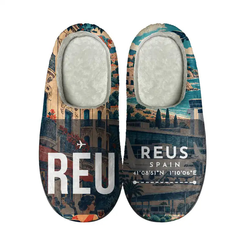 Reus Airport (REU) Slippers & Flip Flops - Slippers - Cotton - Scene - Different