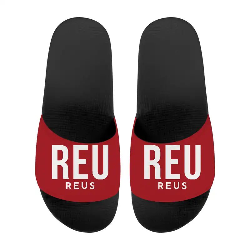 Reus Airport (REU) Slippers & Flip Flops - Slippers - Sport - Code - Red