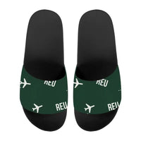 Thumbnail for Reus Airport (REU) Slippers & Flip Flops - Slippers - Sport - Pattern - Dark Green