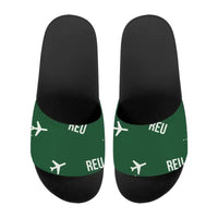 Thumbnail for Reus Airport (REU) Slippers & Flip Flops - Slippers - Sport - Pattern - Green