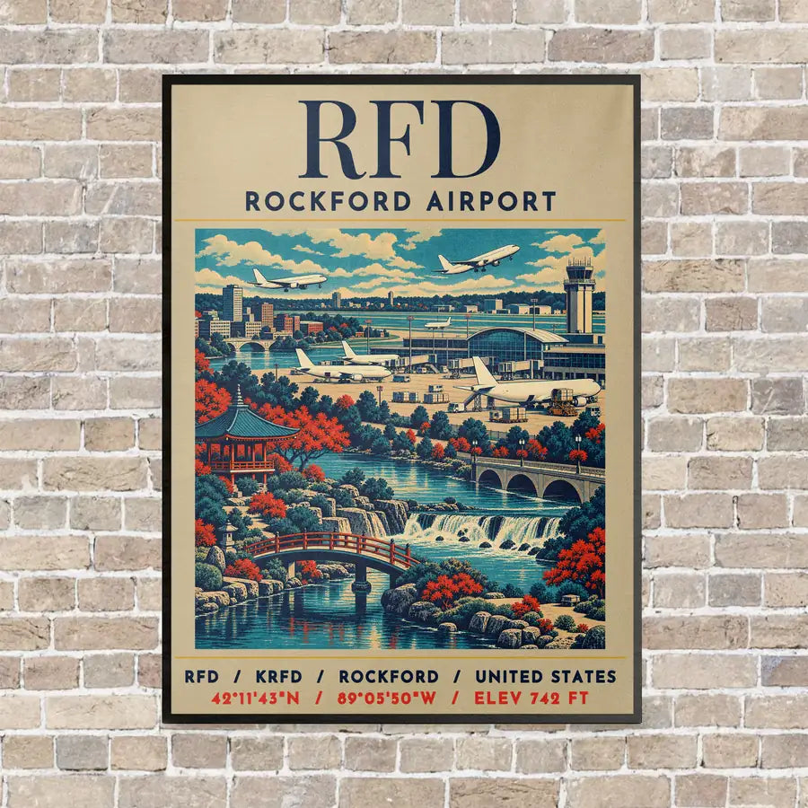 RFD - Poster - Canvas Framed - Beige