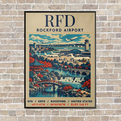 RFD - Poster - Canvas Framed - Beige
