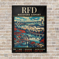 Thumbnail for RFD - Poster - Canvas Framed - Black