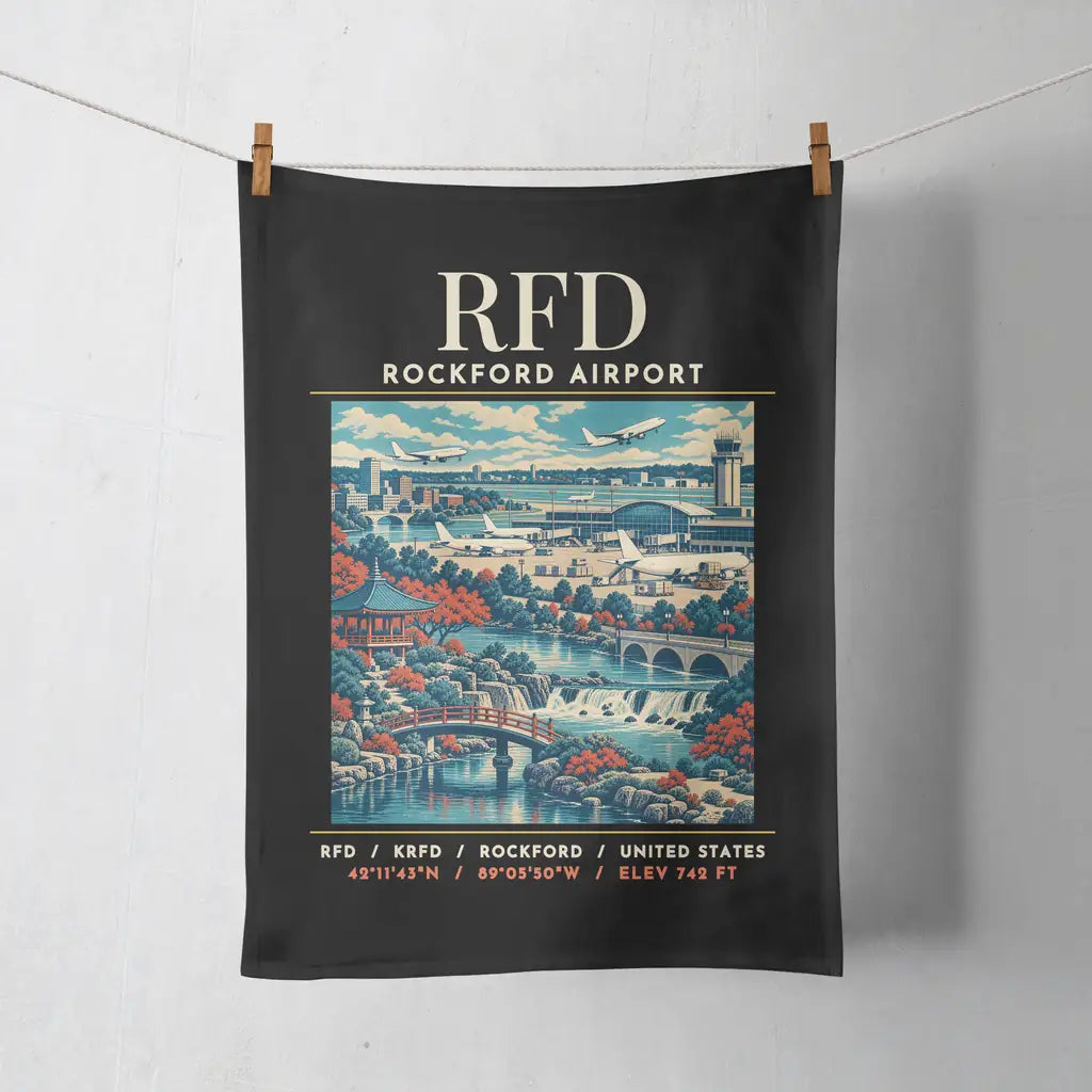 RFD - Poster - Towel - Black