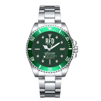 Thumbnail for Rockford International Airport (RFD) Aviator Watches - Classic - Dark Green - Premium Diver - Green